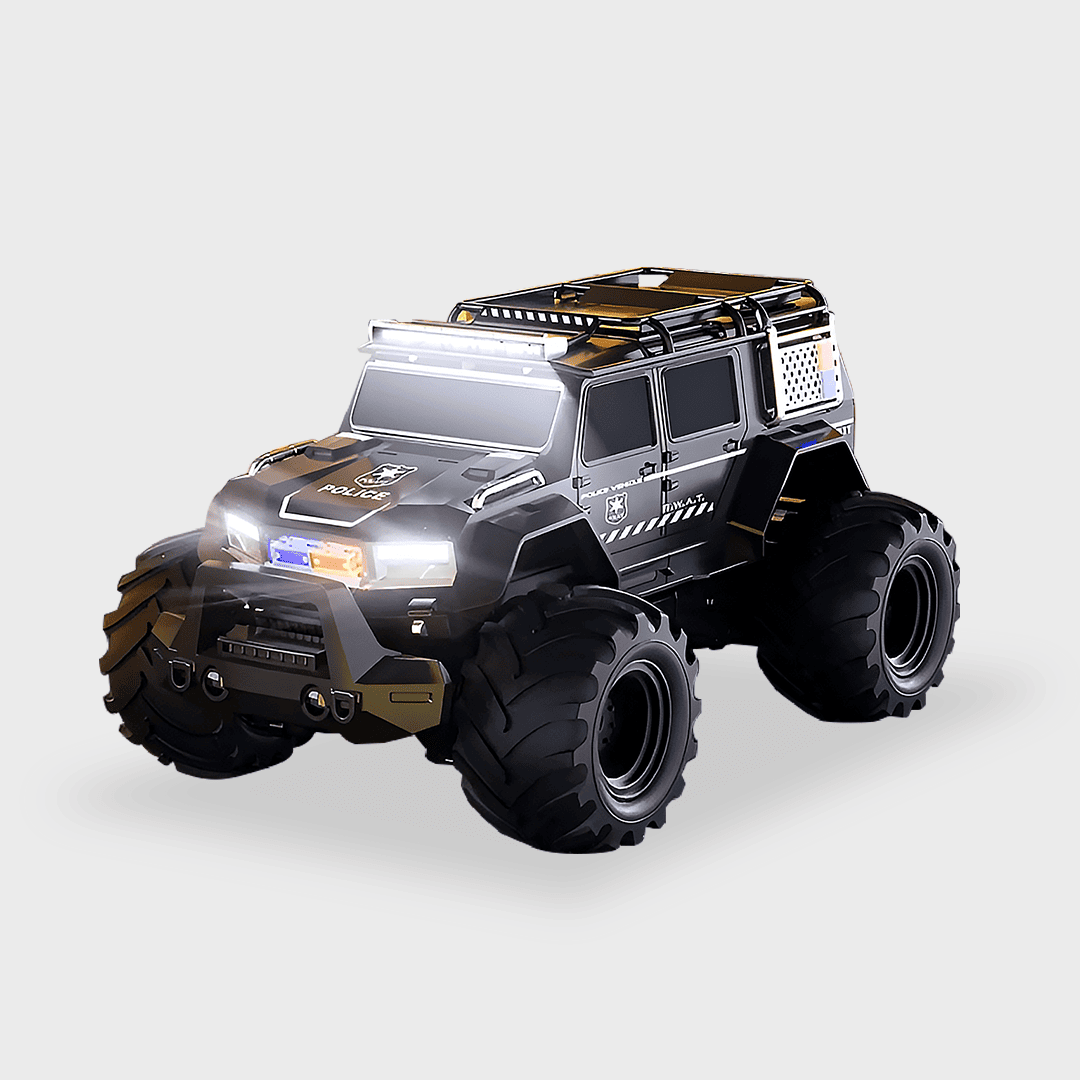 TurboGlide Block Racetrack  Multifunctional Cars Particle Puzzle